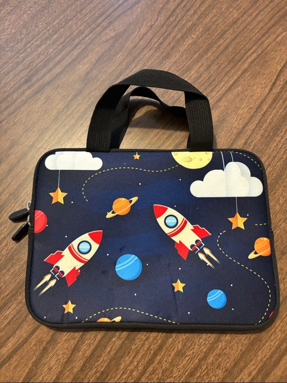 Kids Tablet Portable Neoprene Zipper Carrying Sleeve Case Bag